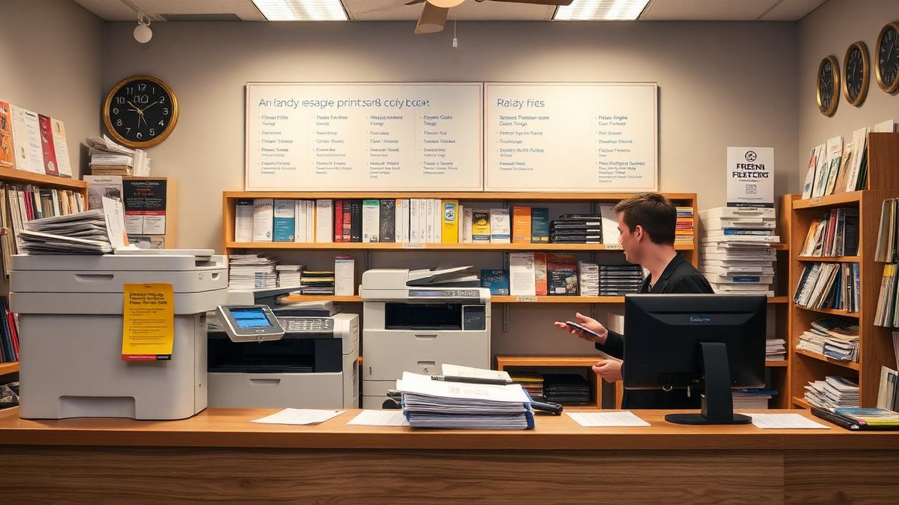 Print, copy and finishing services — The Copy Shop, Bowling Green, OH