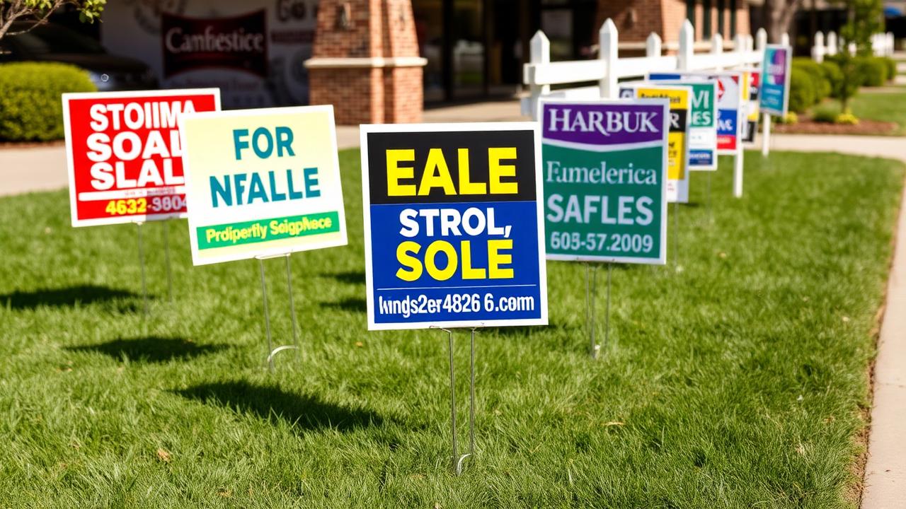 Yard, A-frame and real estate signs — Advanta Print, Green Bay, WI